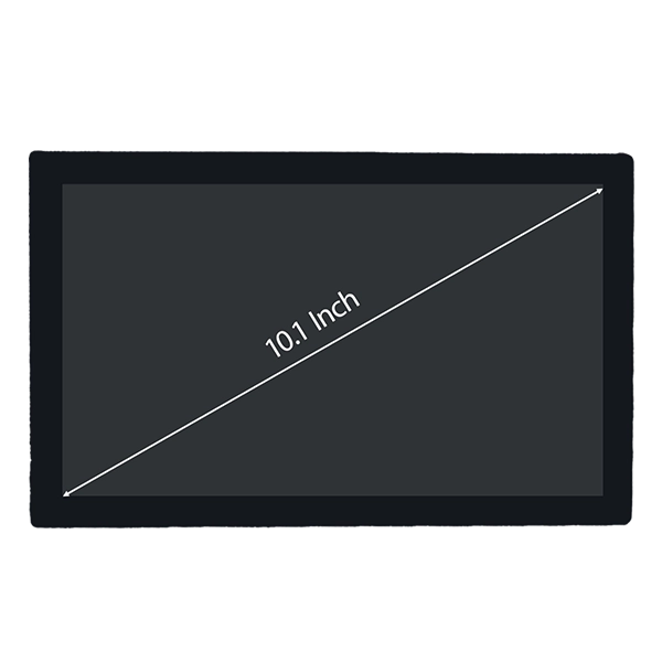 10,1-Zoll-Touchscreen-Monitor mit offenem Rahmen