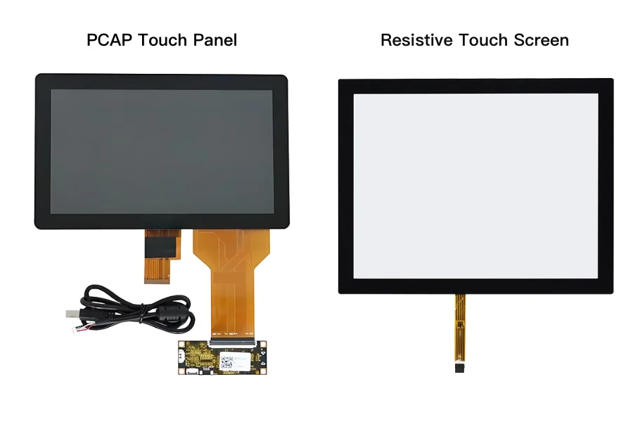 Herstellungsprozess für Touchpanels: Ein detaillierter Blick auf die Struktur von PCAP- und Resistiv-Touchpanels